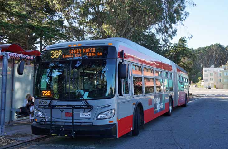 MUNI New Flyer XDE60 6728